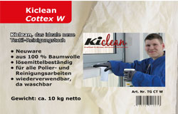 Kiclean Cottex Textil-Reinigungstücher – Vielseitige Helfer für Deine Reinigungsarbeiten
