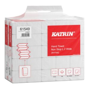 Falthandtuch Katrin Non Stop L2 2-lagig, weiß