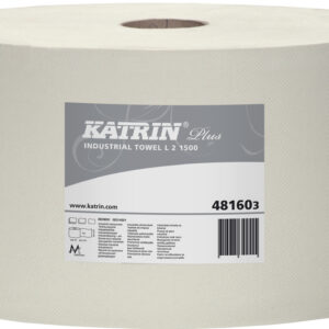 KATRIN Plus L2 1500 Putzrolle, 2-lagig – 1.500 Blatt