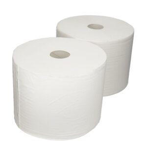 Putzrolle Zellstoff, weiß