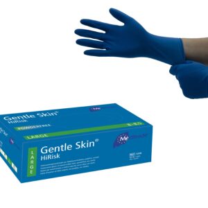 Latex-Einweghandschuh blau Gr. M