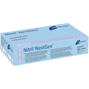 Nitril-Einweghandschuh blau