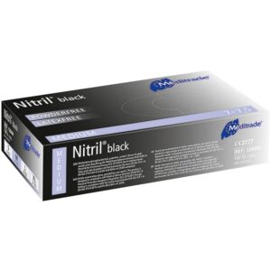 Nitril Einweghandschuh schwarz