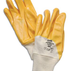 Nitrilkautschuk Handschuh gelb