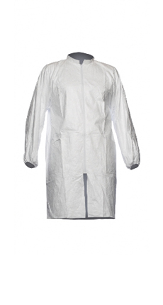 Tyvek® 500 Laborkittel mit Reißverschluss und Taschen
