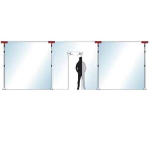 Staubschutzwand ZipWall® Set 4, Breite bis 7,50 m, Höhe bis 3,60 m